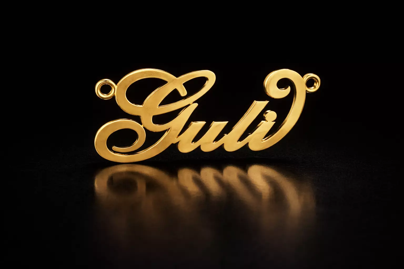 name Guli pendant 3D print model
