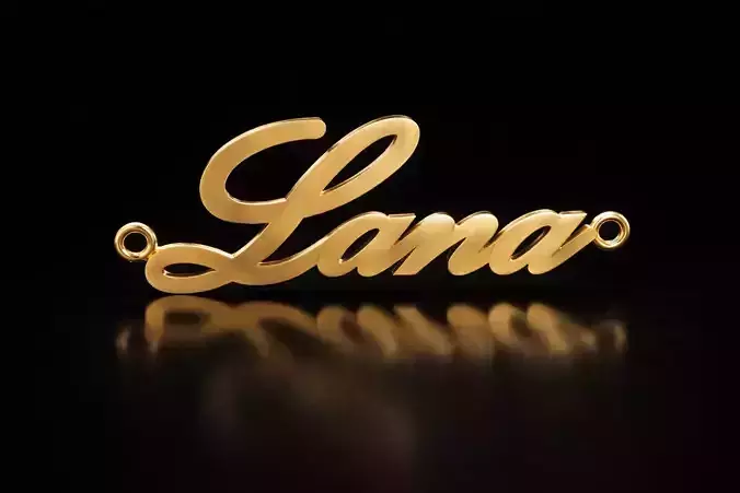 name Lana pendant 