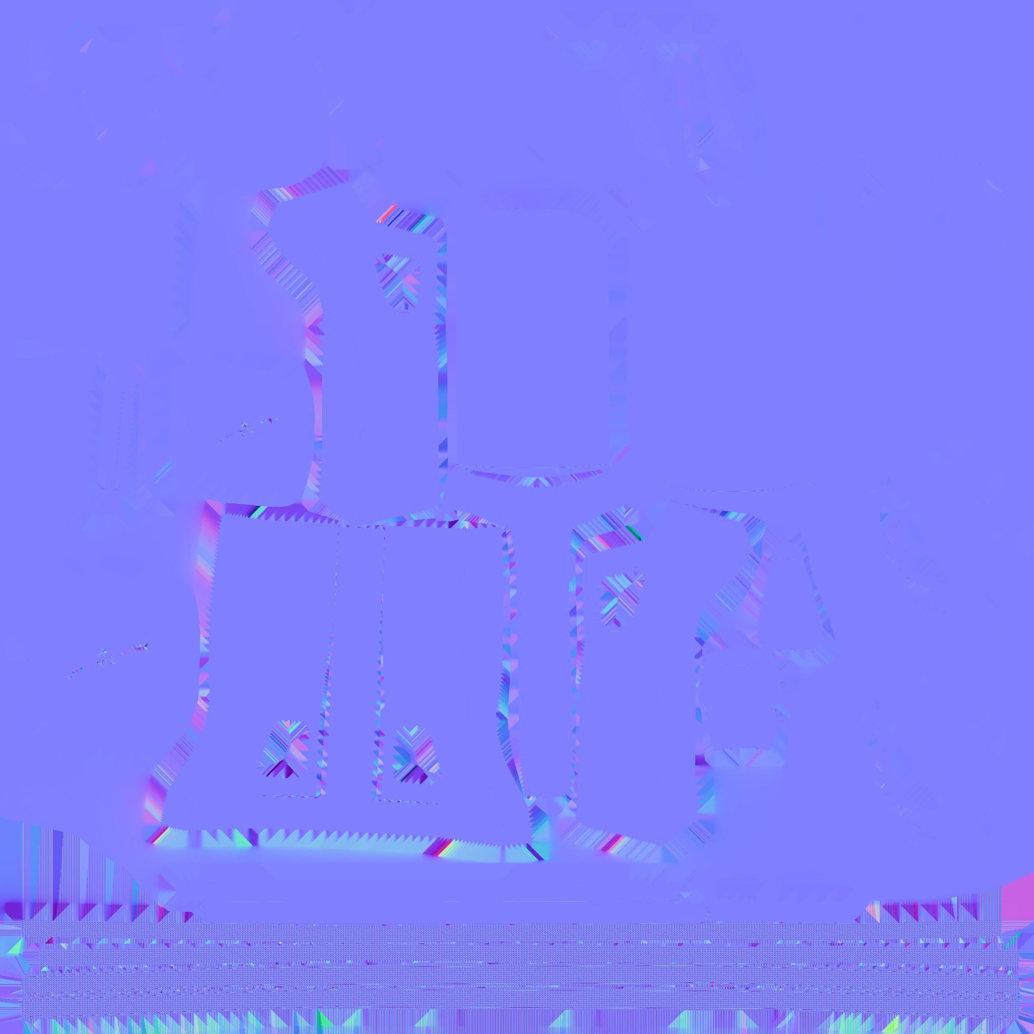 gaming chair and office chair Low-poly 3D model_56