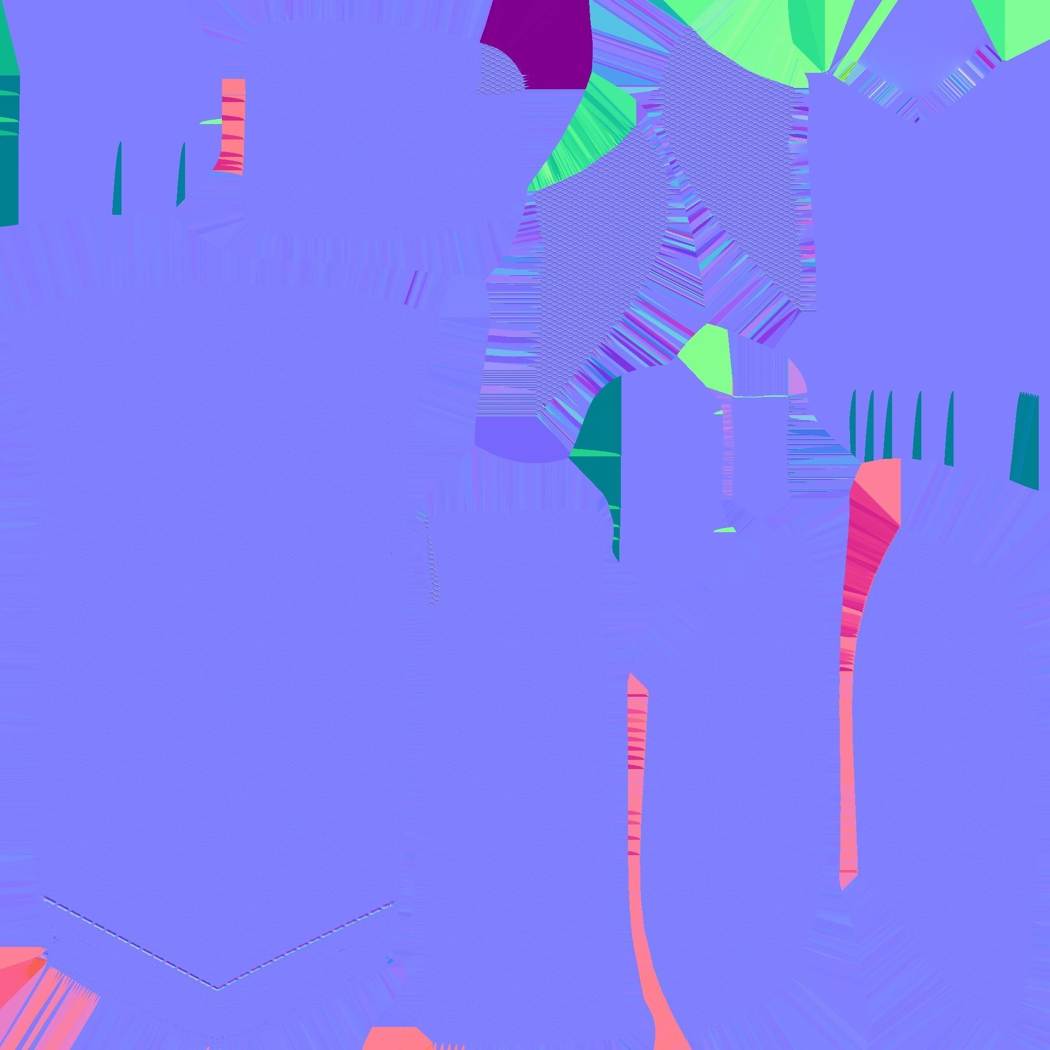 gaming chair and office chair Low-poly 3D model_58