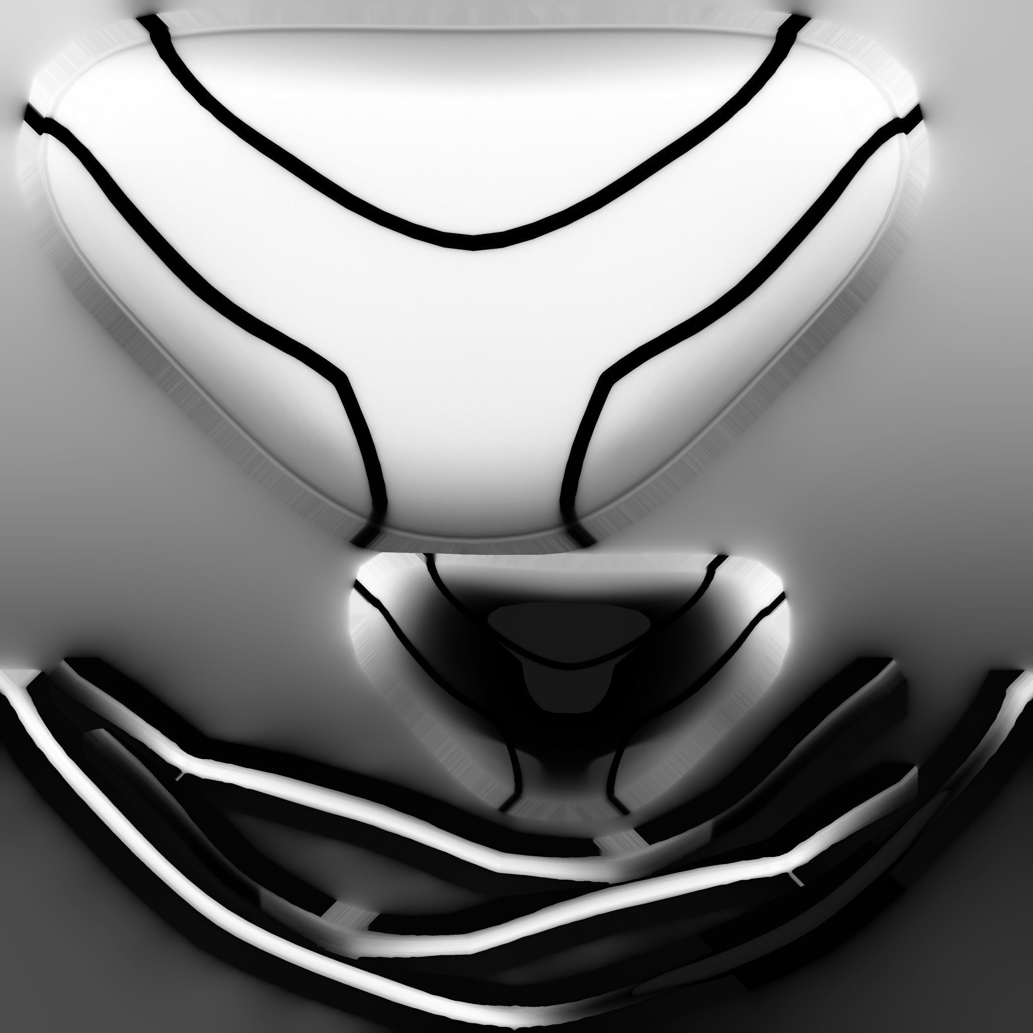 gaming chair and office chair Low-poly 3D model_53