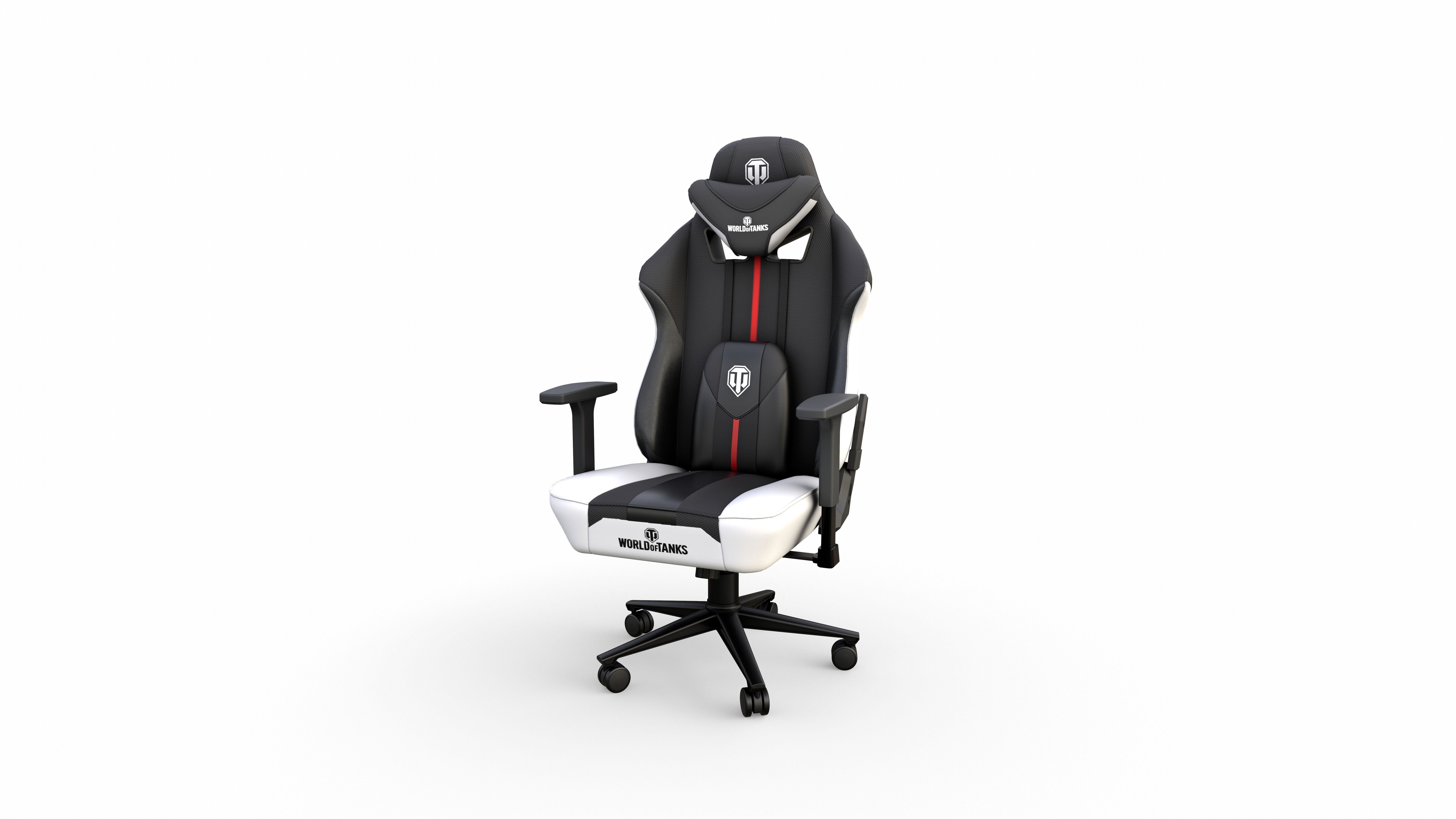gaming chair and office chair Low-poly 3D model_9