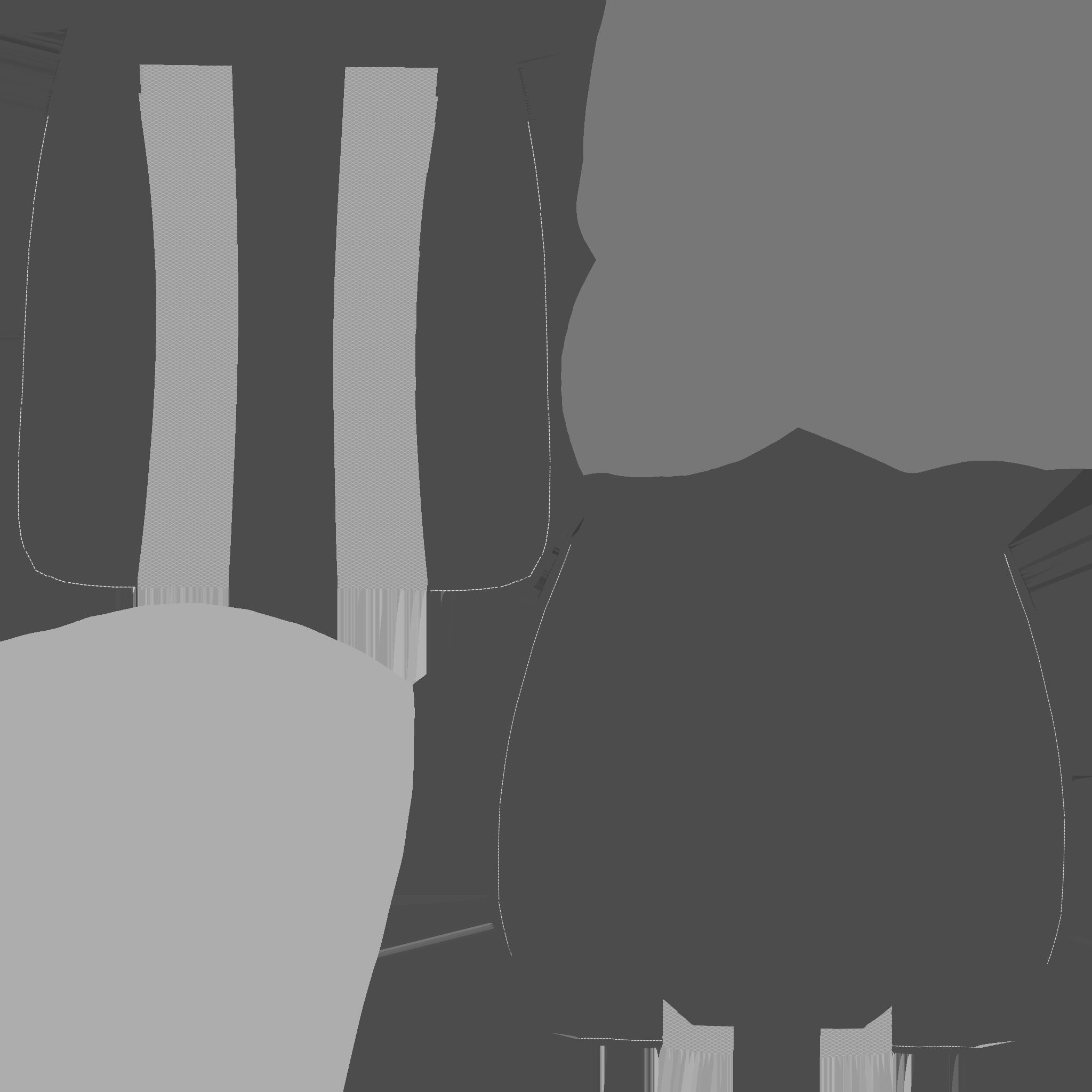 gaming chair and office chair Low-poly 3D model_47