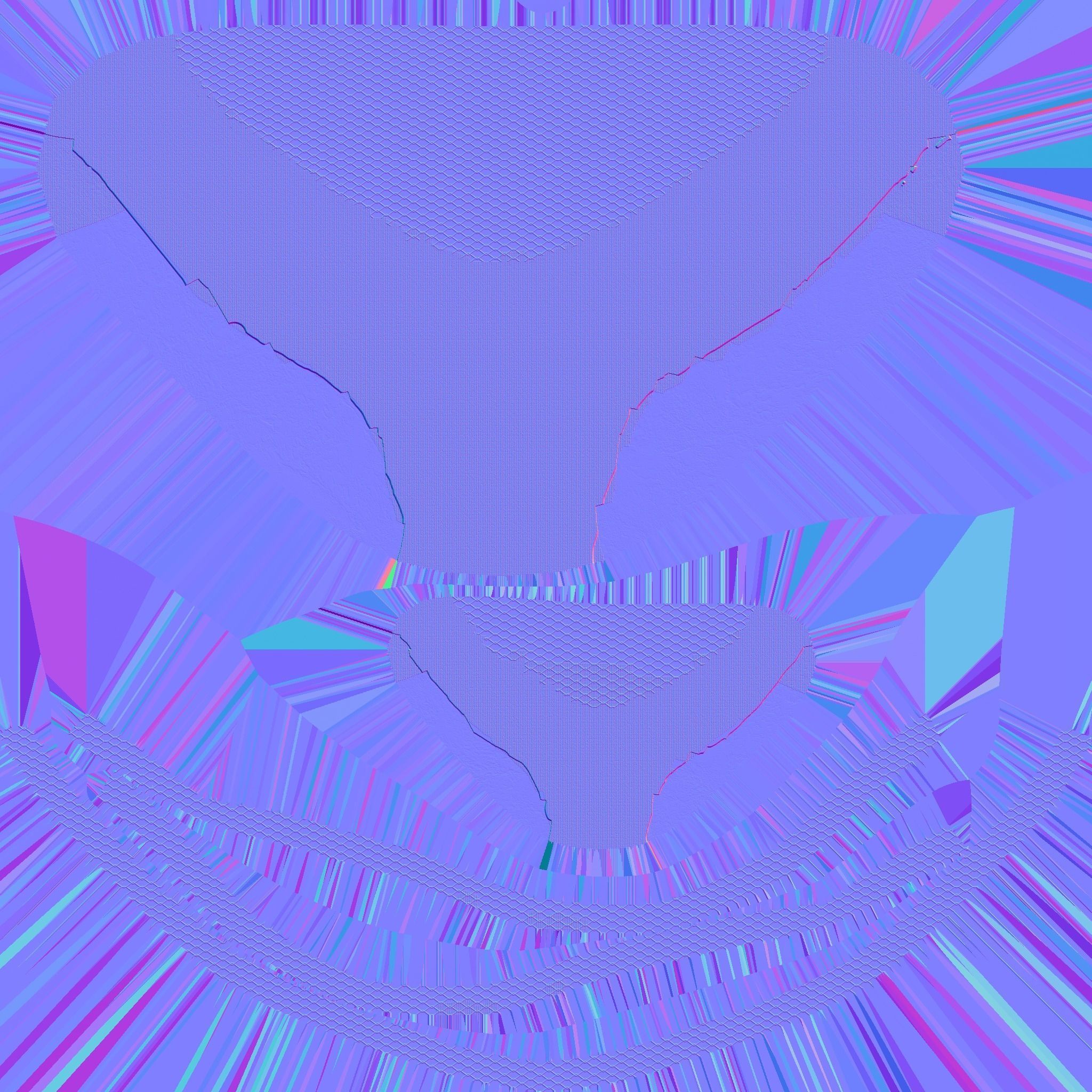 gaming chair and office chair Low-poly 3D model_60