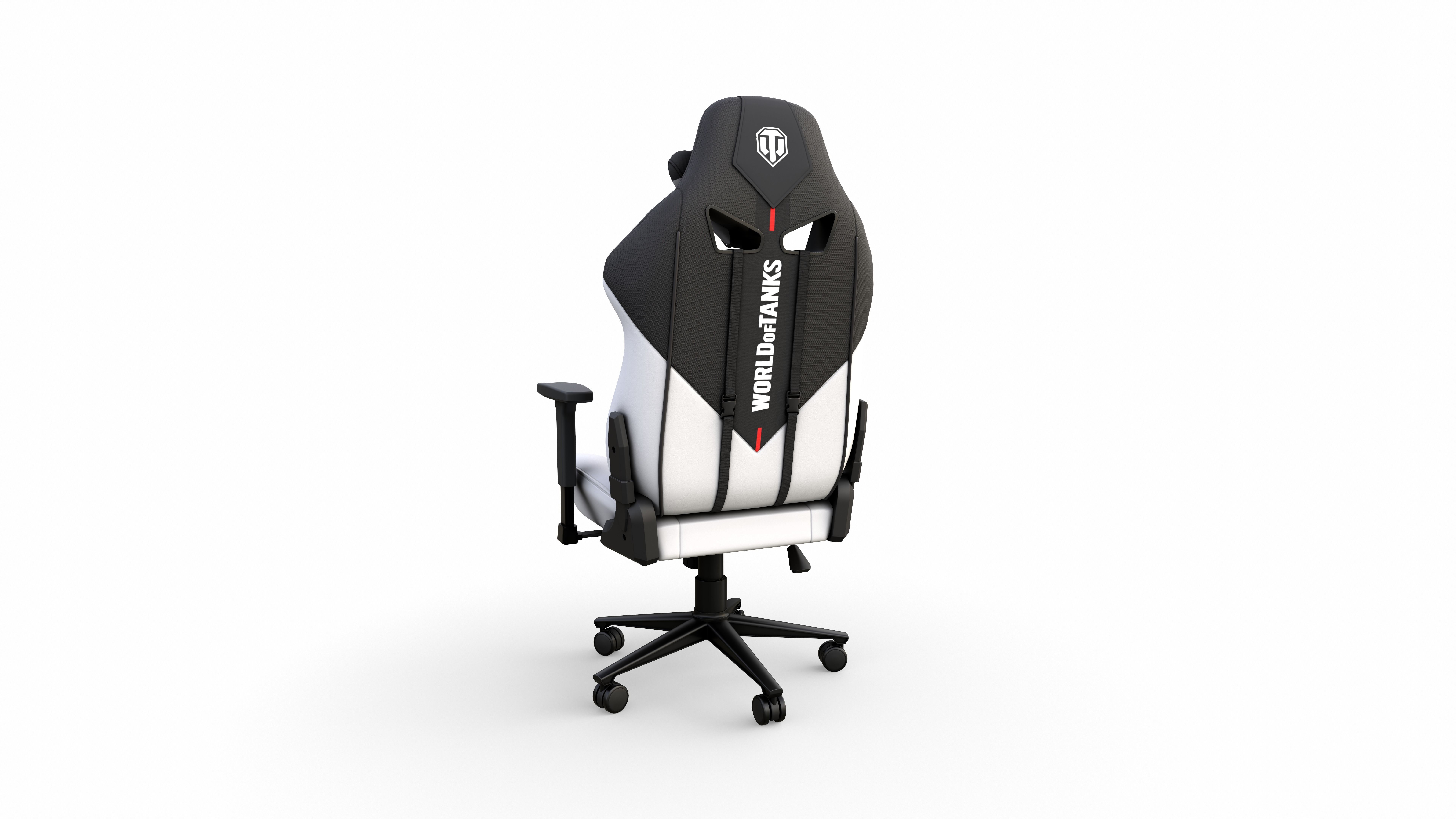 gaming chair and office chair Low-poly 3D model_10