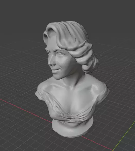 Elizabeth Taylor 3D print model_5