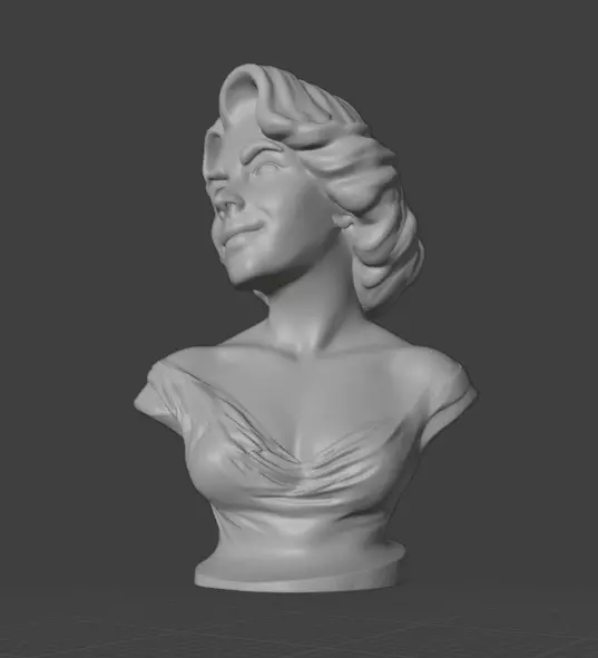 Elizabeth Taylor 3D print model_8