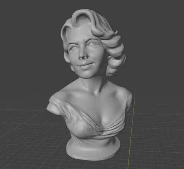 Elizabeth Taylor 3D print model_11
