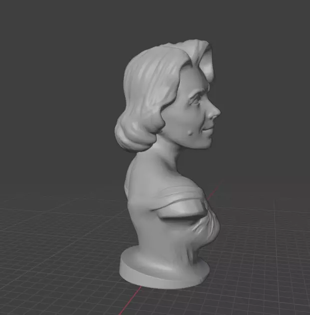Elizabeth Taylor 3D print model_7