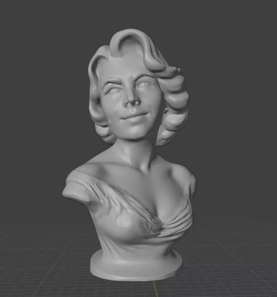 Elizabeth Taylor 3D print model_4