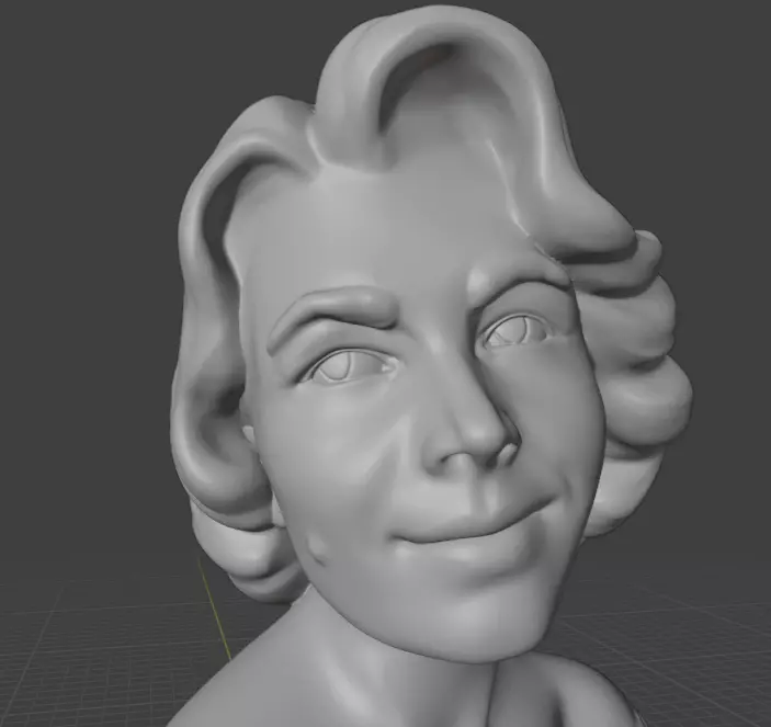 Elizabeth Taylor 3D print model_19