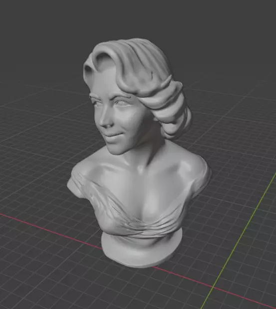 Elizabeth Taylor 3D print model_24