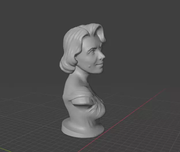 Elizabeth Taylor 3D print model_12