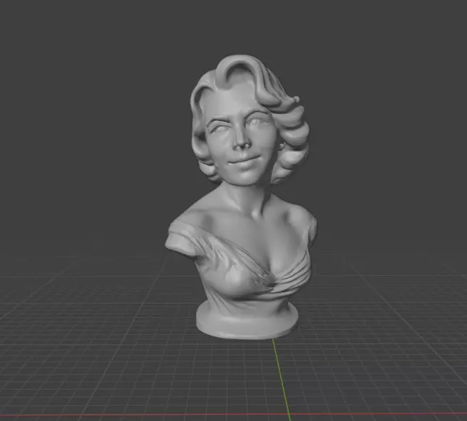 Elizabeth Taylor 3D print model_6