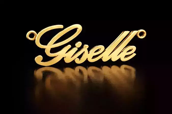 name Giselle pendant 