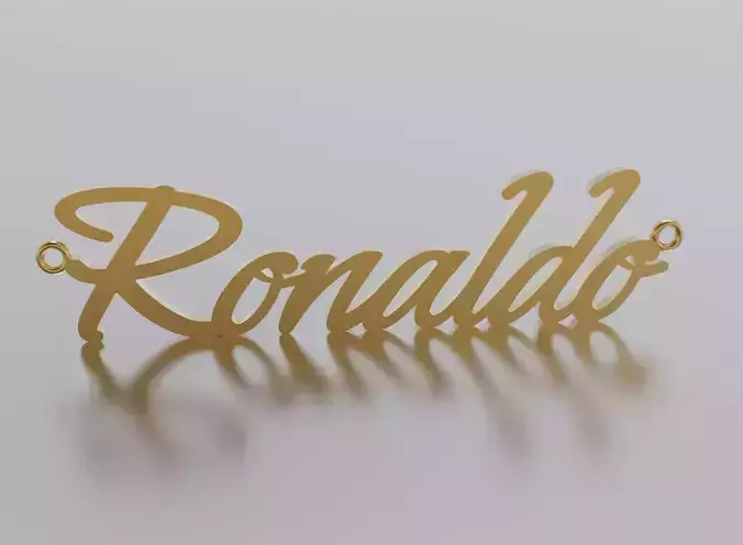 name Ronaldo pendant