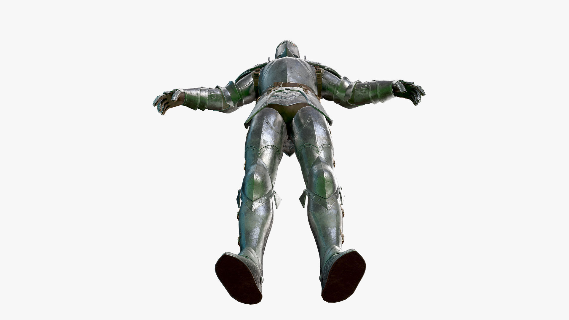 Medieval Armor Knight Low-poly 3D model_5