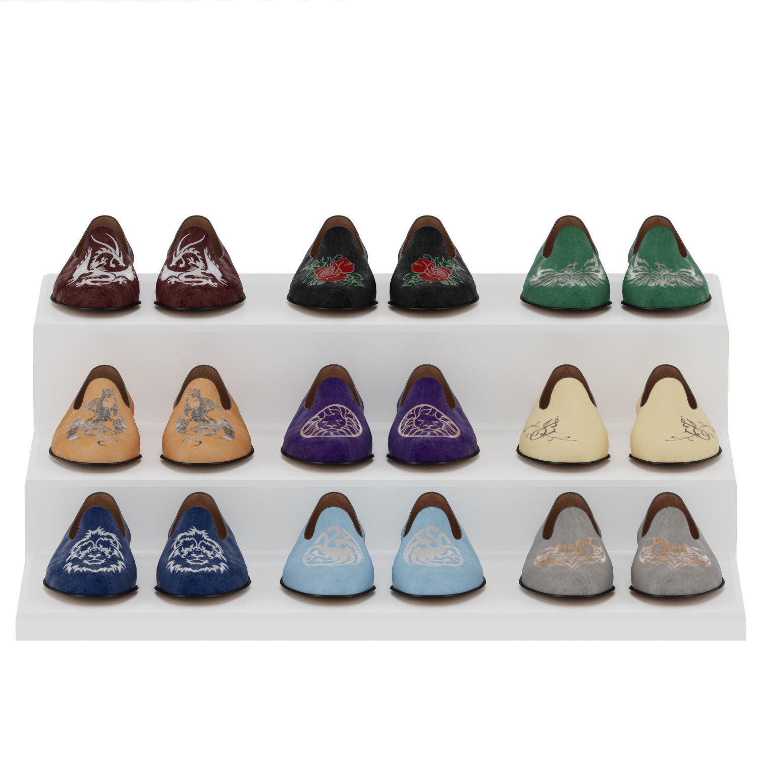 Men Loafers 3D model_3