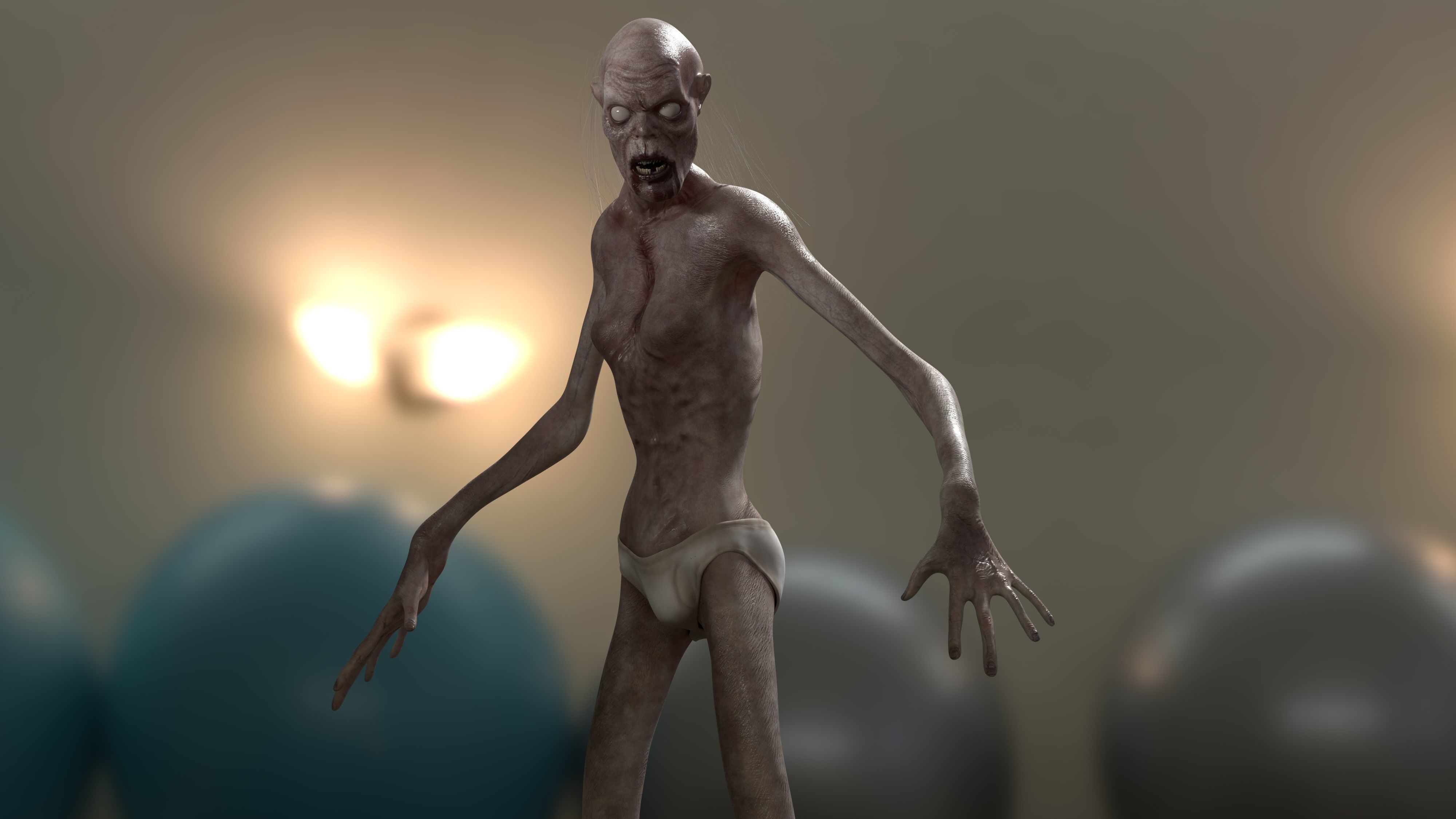ZOMBIE CREATURE 3D model_8