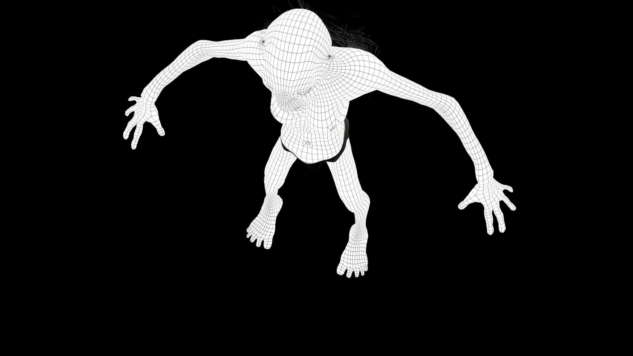 ZOMBIE CREATURE 3D model_17