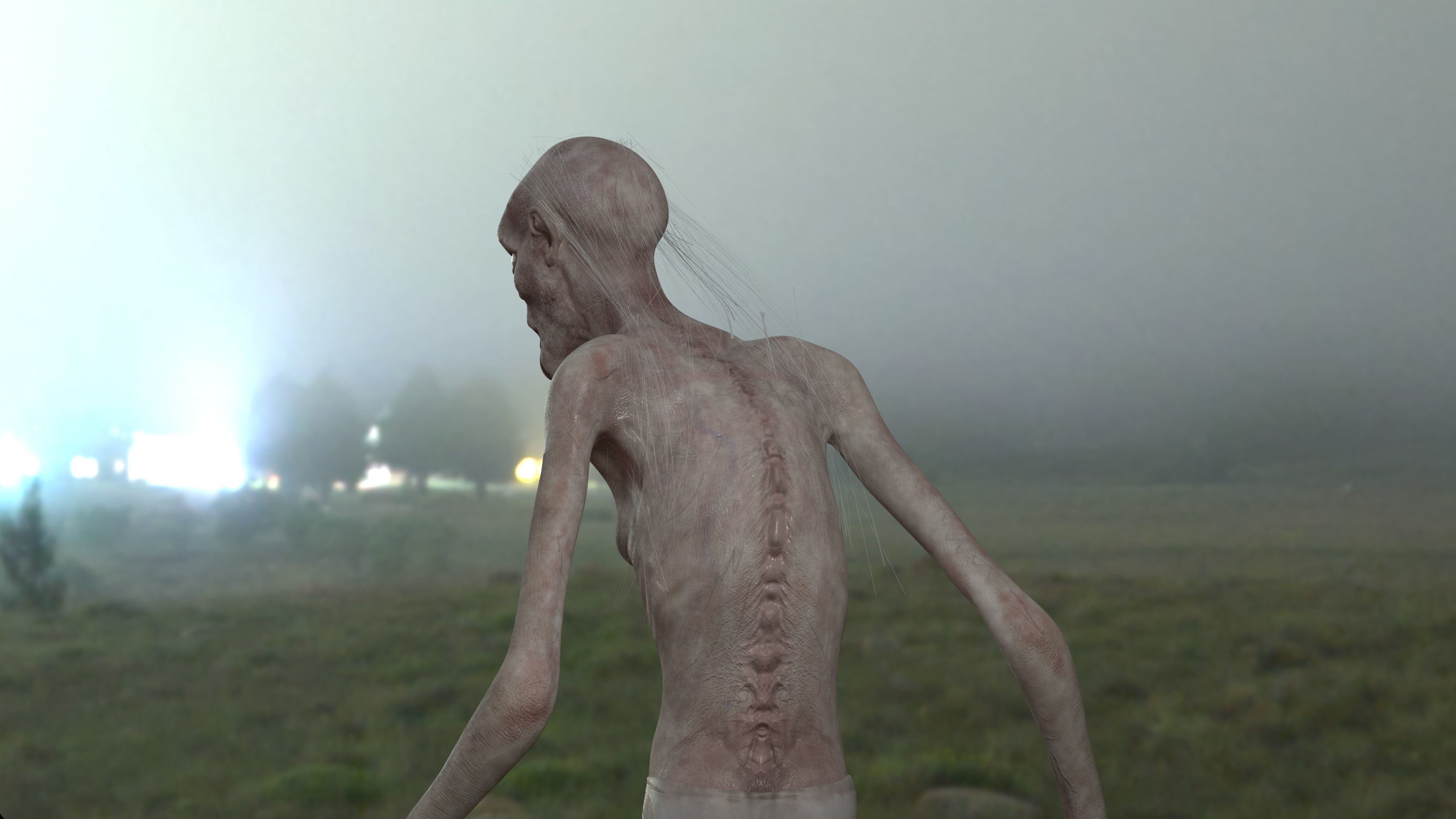 ZOMBIE CREATURE 3D model_5