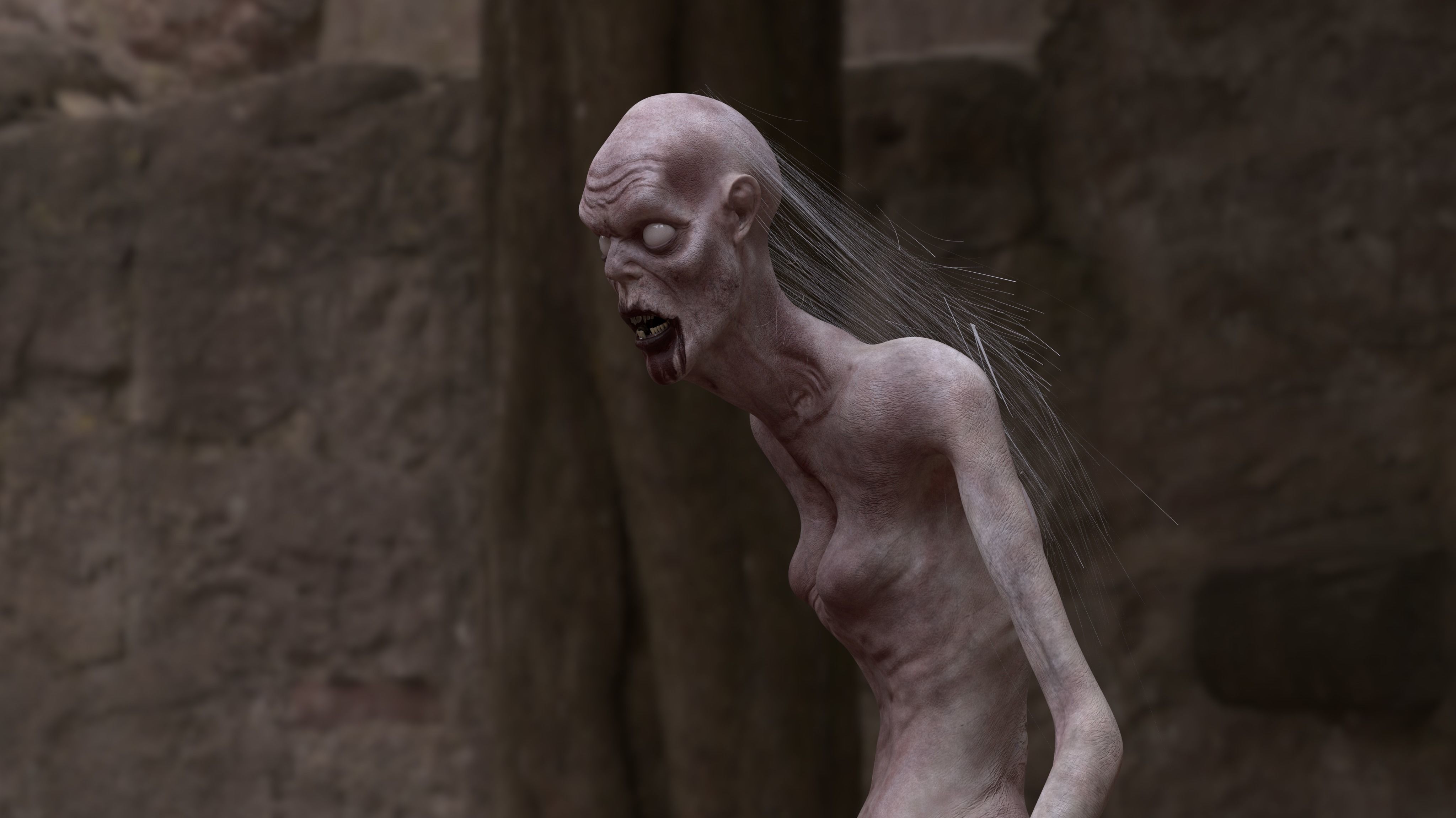 ZOMBIE CREATURE 3D model_3