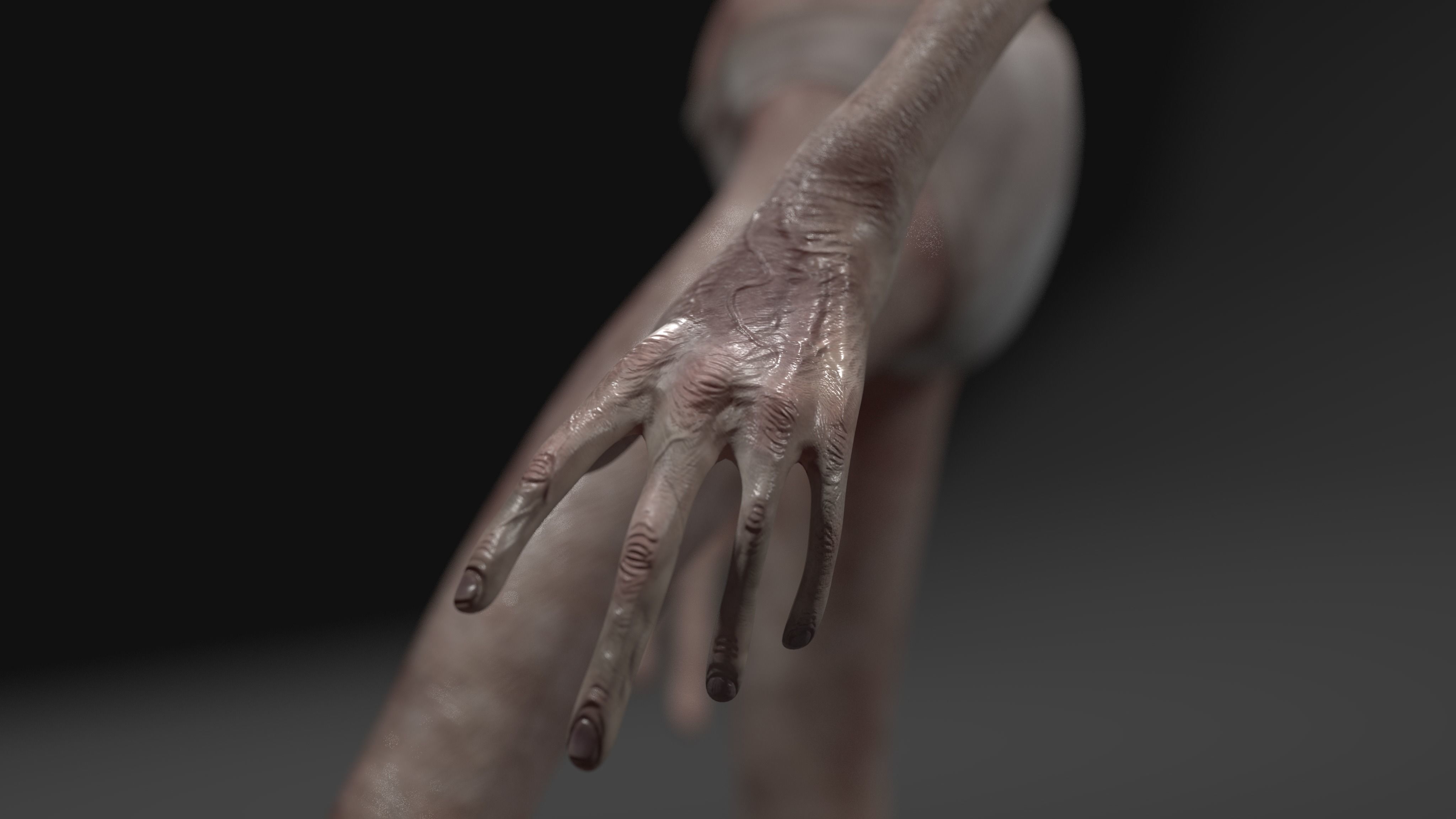 ZOMBIE CREATURE 3D model_10