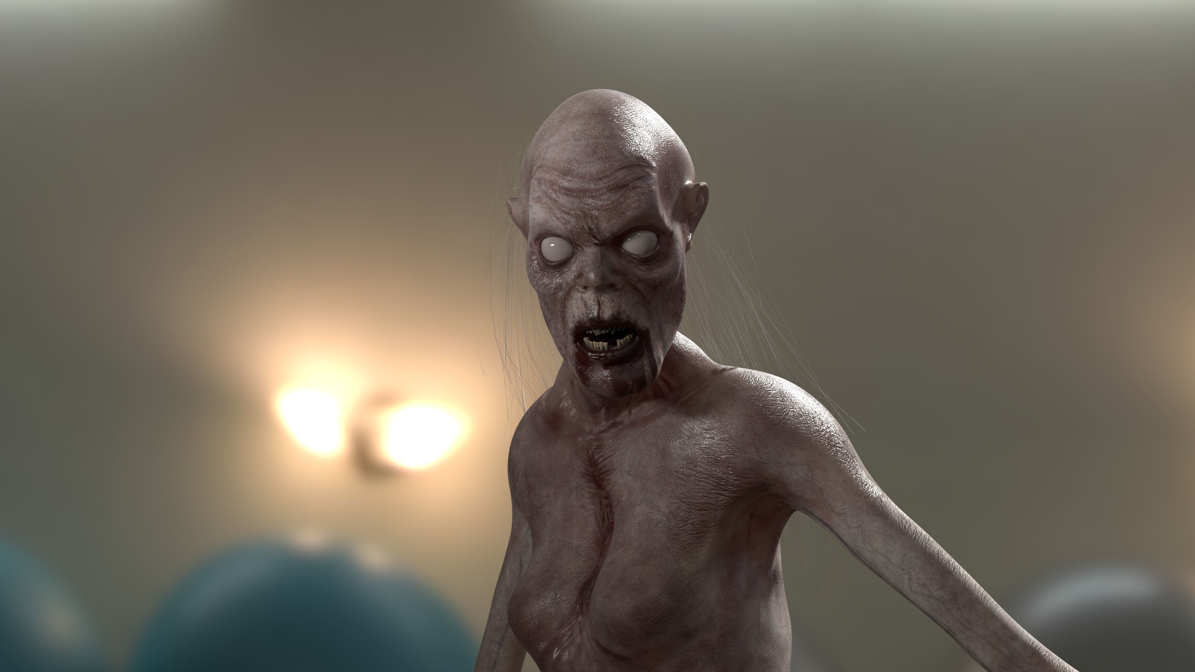 ZOMBIE CREATURE 3D model_7
