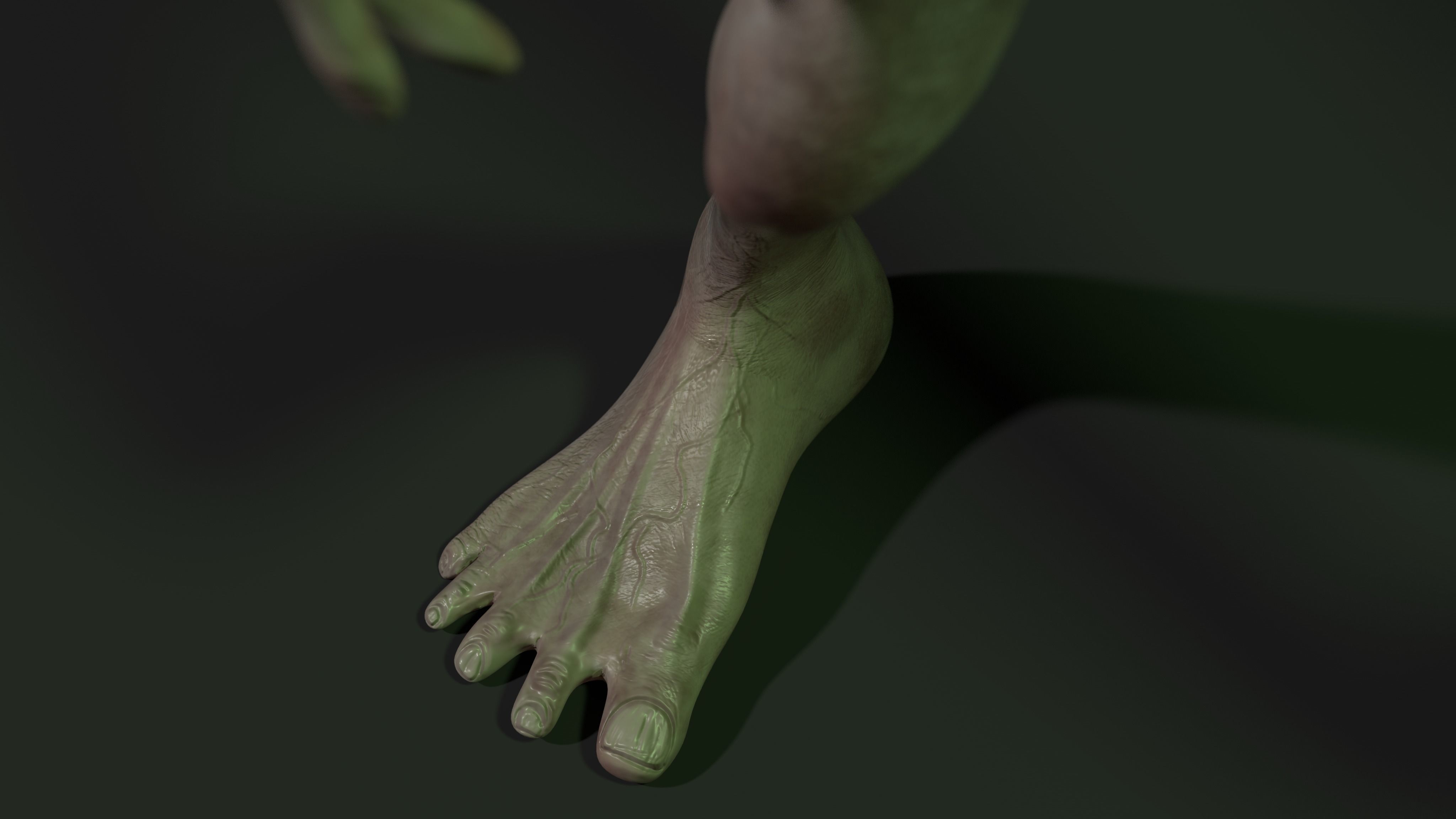 ZOMBIE CREATURE 3D model_12