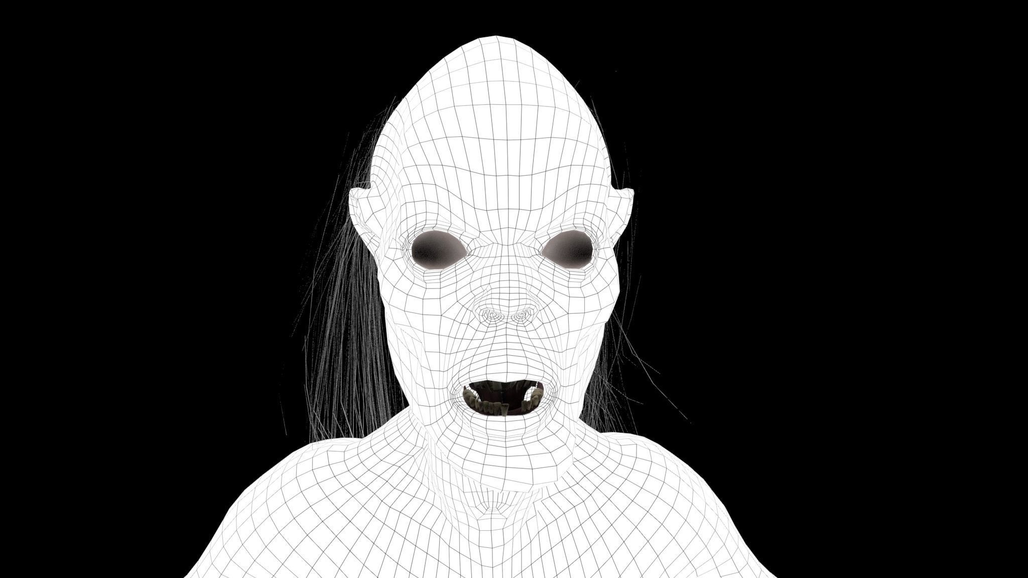 ZOMBIE CREATURE 3D model_13