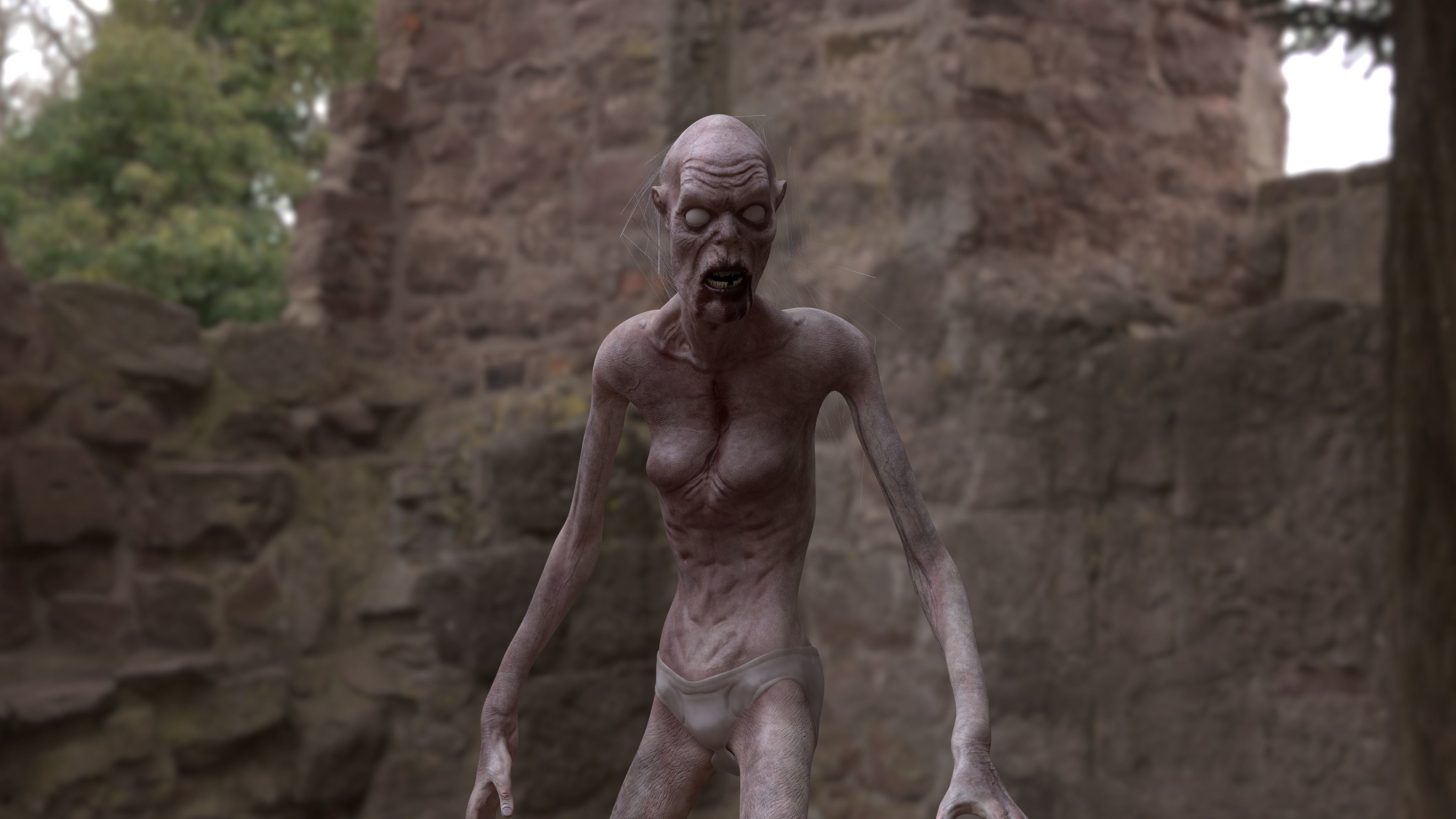 ZOMBIE CREATURE 3D model_2