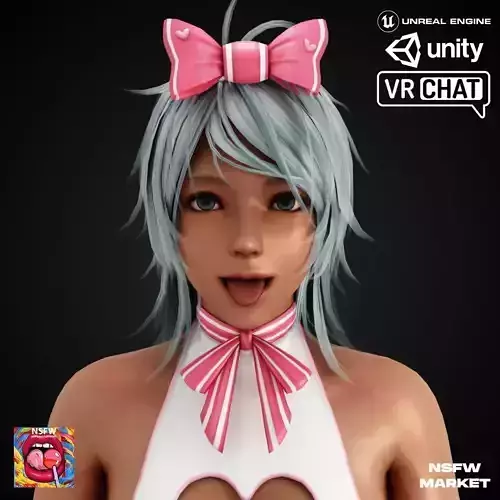 EXCLUSIVE EDITION RIGGED CHARACTER PATTY - EYES ON ME Low-poly 3D model
