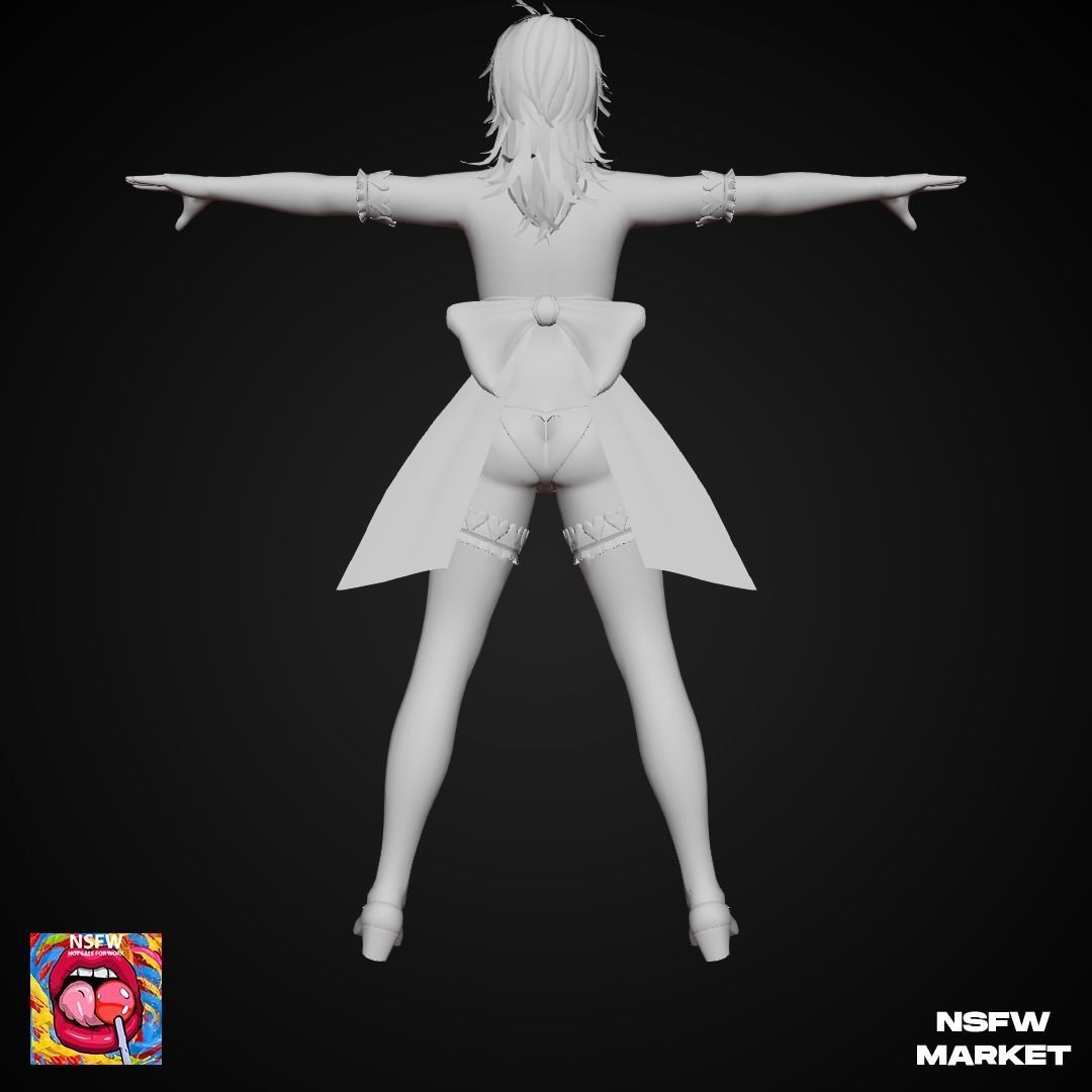 EXCLUSIVE EDITION RIGGED CHARACTER PATTY - EYES ON ME Low-poly 3D model_14