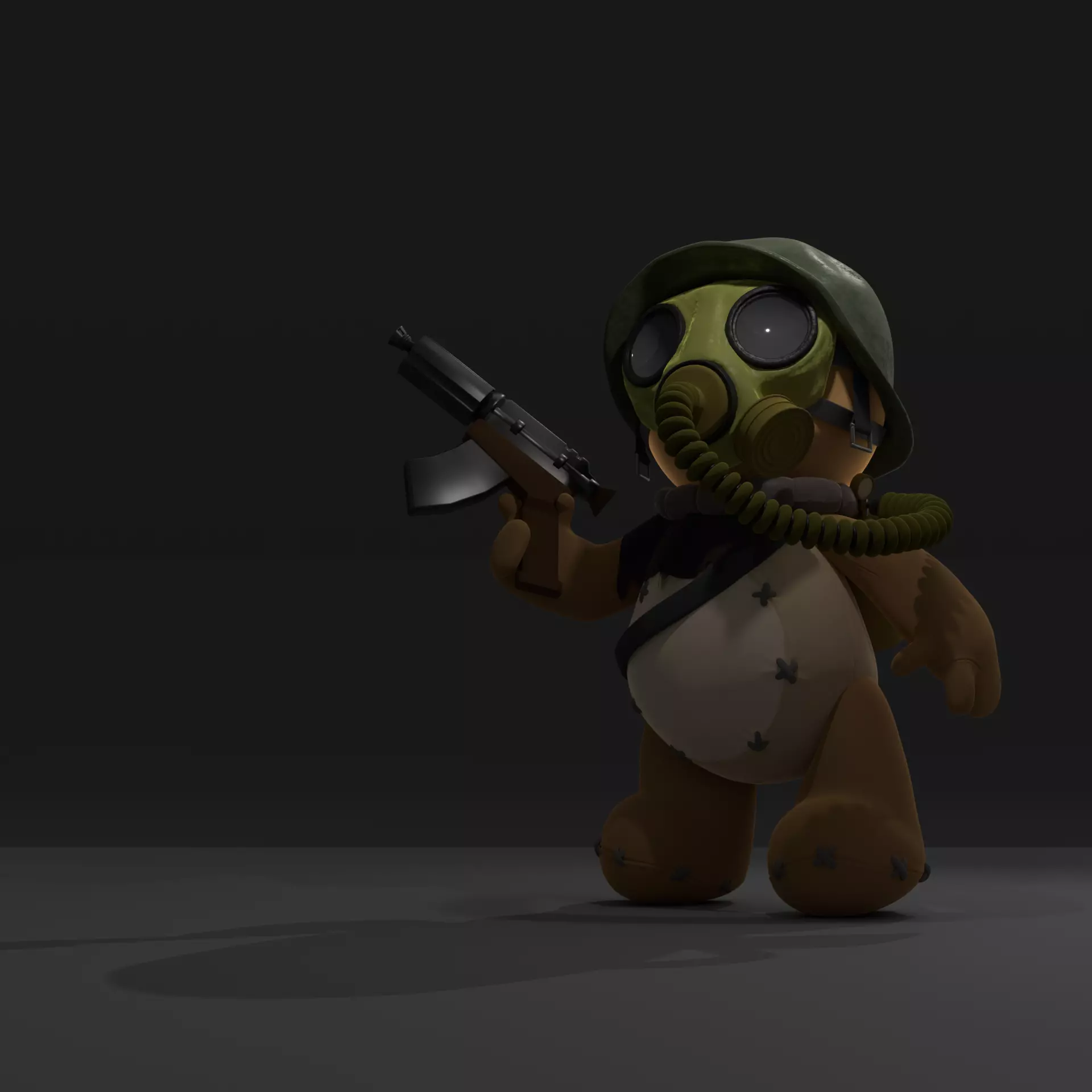 Teddy bear stalker Free 3D model