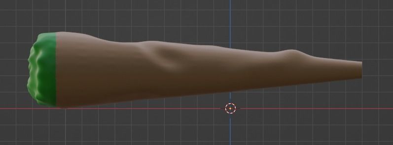 Blunt Low-poly 3D model_5