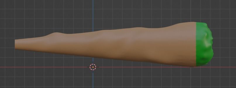 Blunt Low-poly 3D model_1