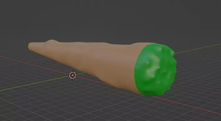 Blunt Low-poly 3D model_0