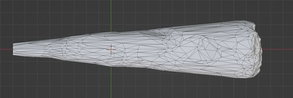 Blunt Low-poly 3D model_12