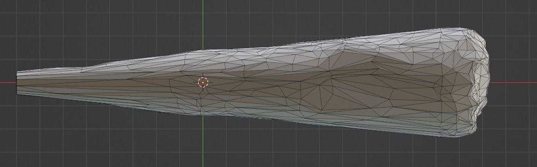 Blunt Low-poly 3D model_10