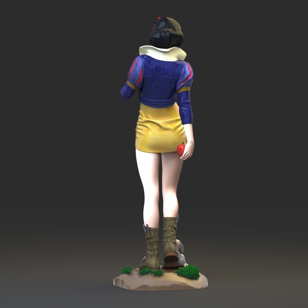 Snow White 3D print model_4