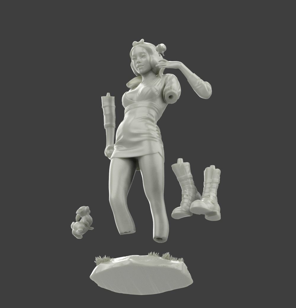 Snow White 3D print model_50