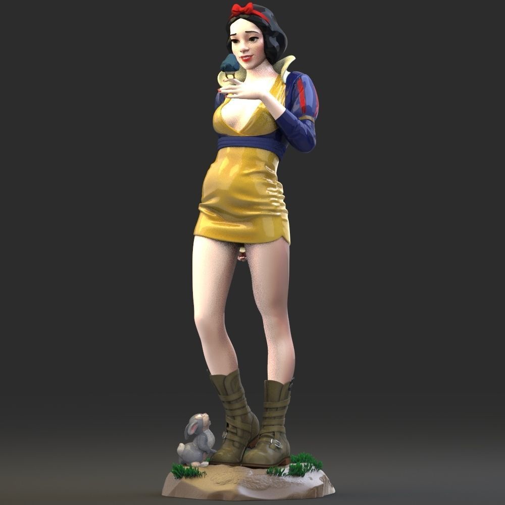 Snow White 3D print model_2