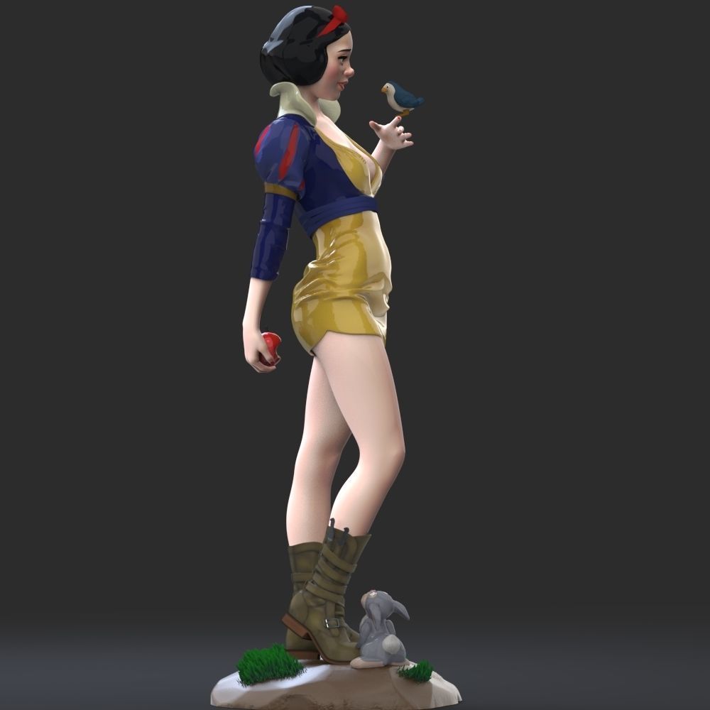 Snow White 3D print model_7