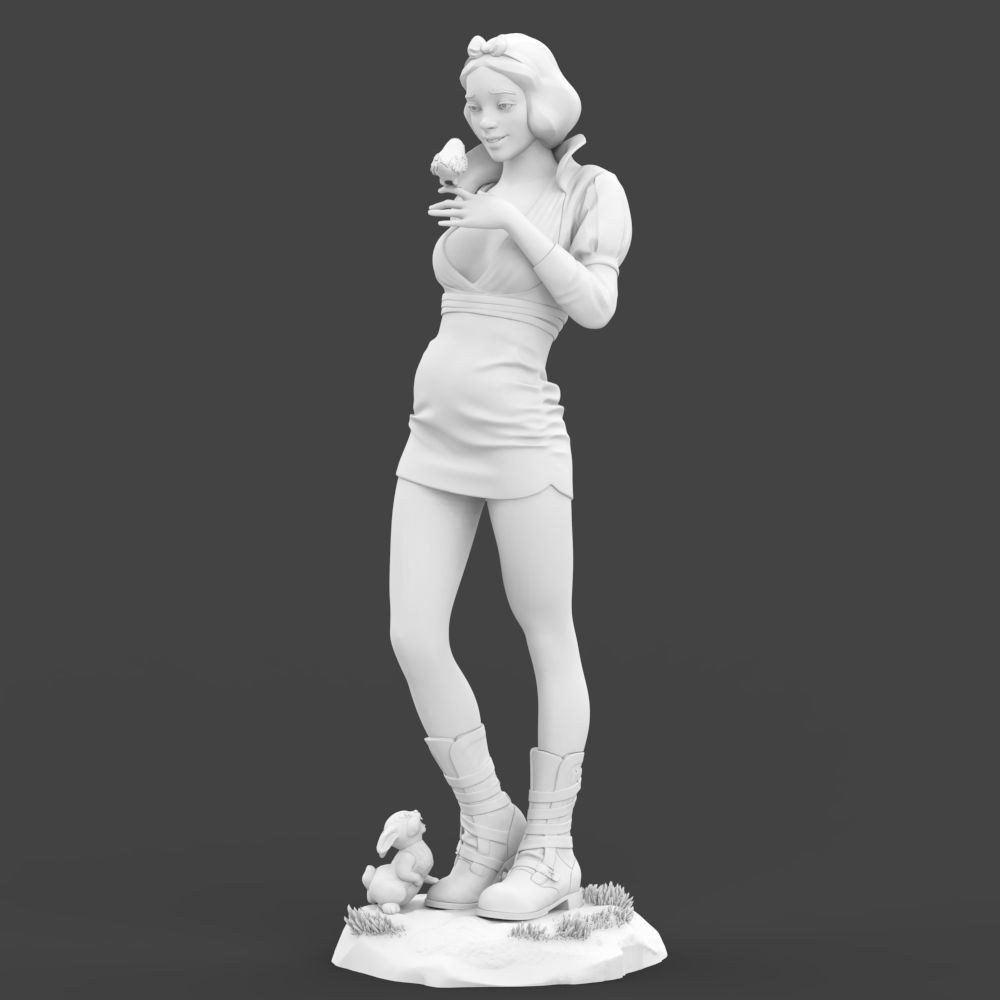 Snow White 3D print model_25