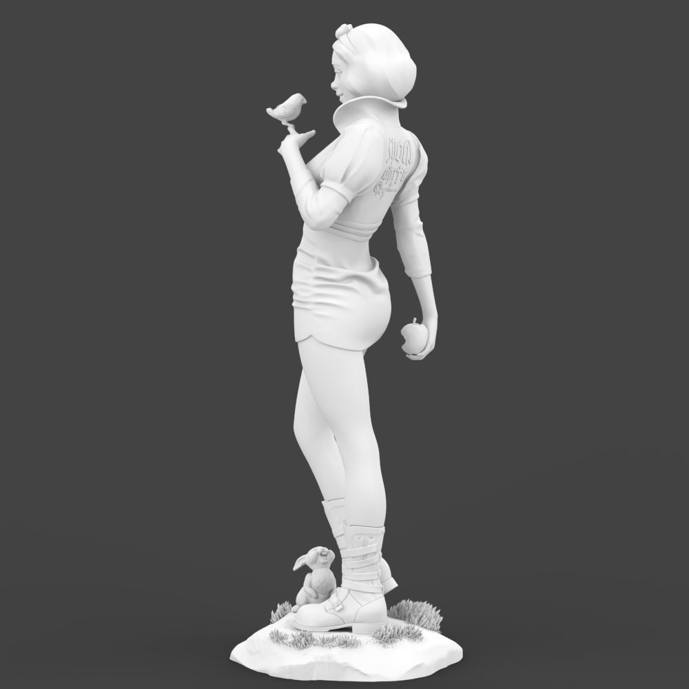 Snow White 3D print model_23