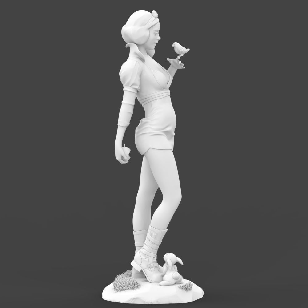 Snow White 3D print model_18