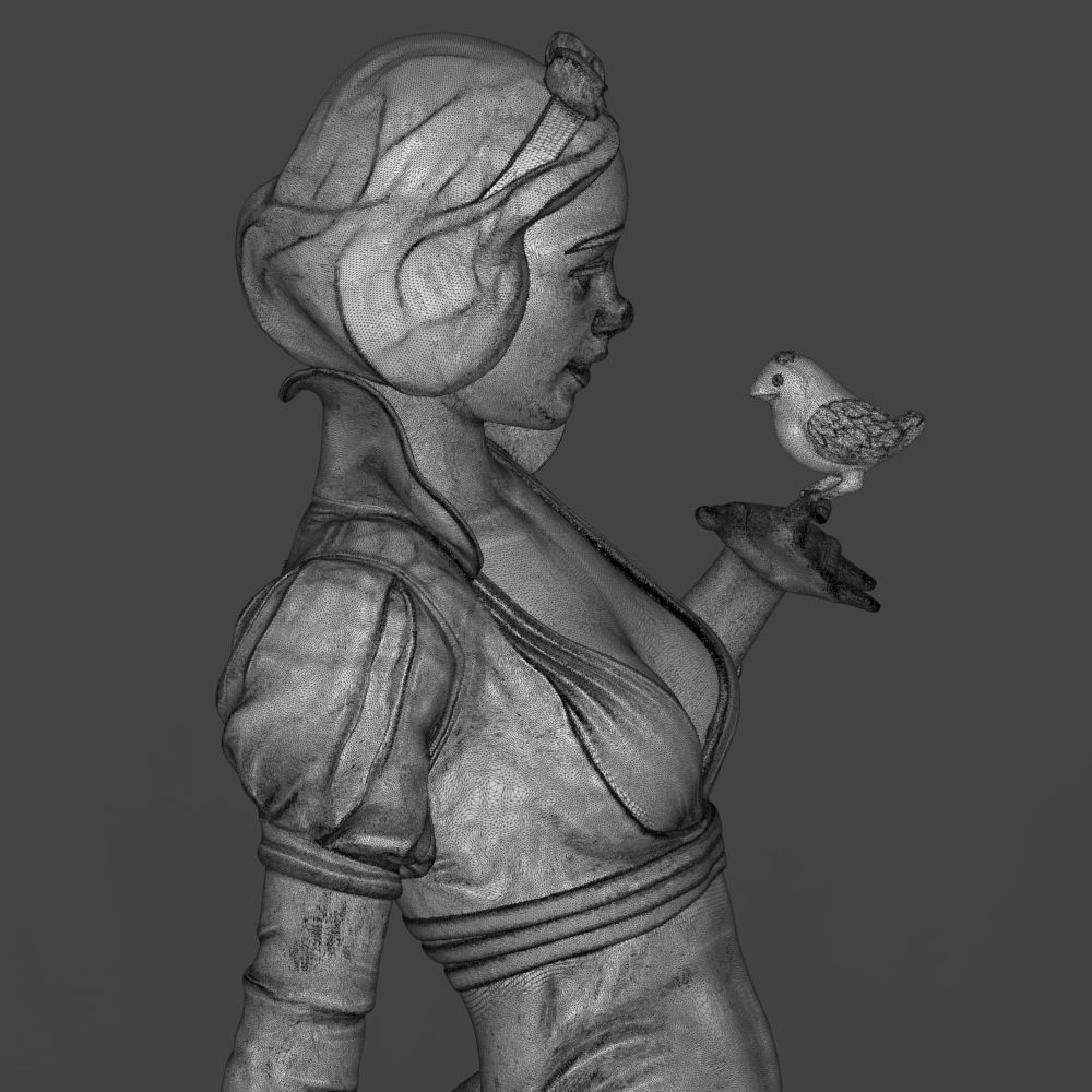 Snow White 3D print model_36