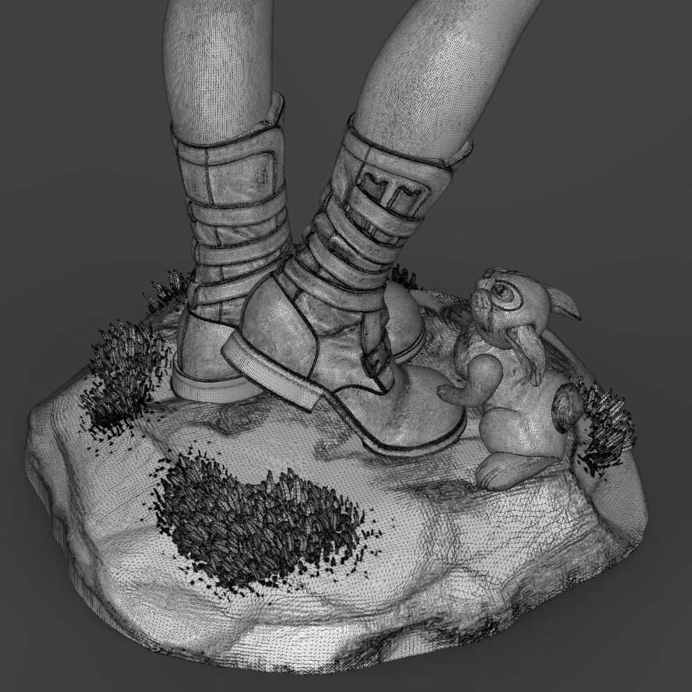 Snow White 3D print model_34