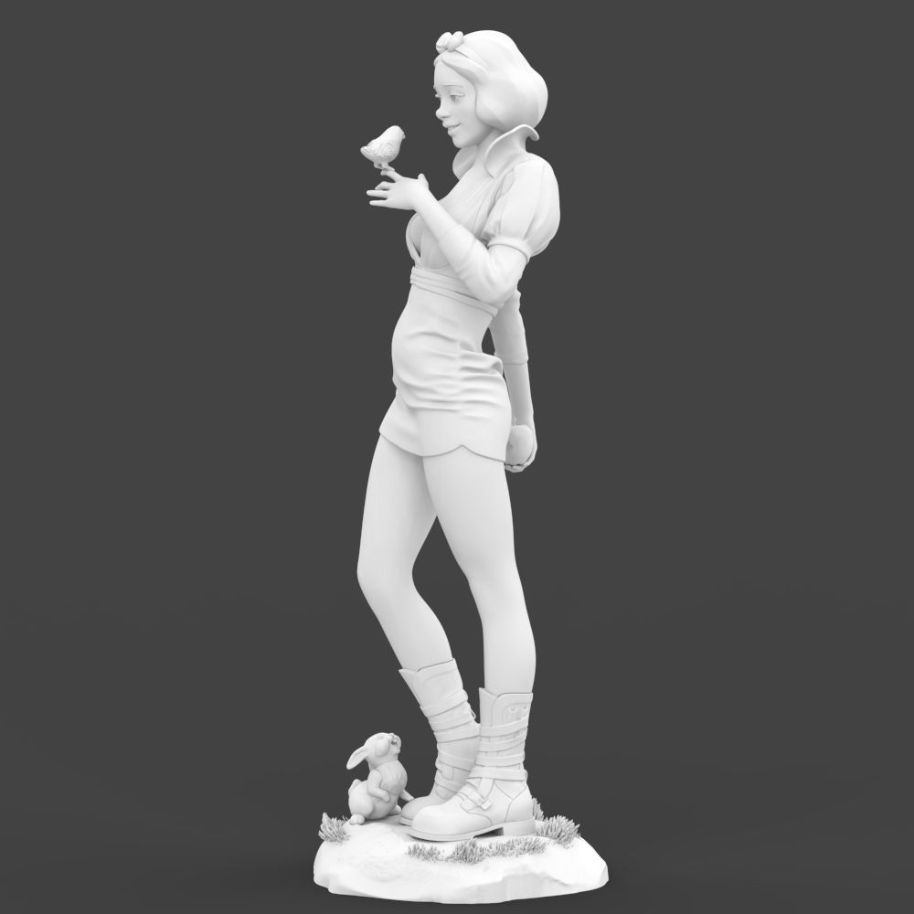 Snow White 3D print model_24