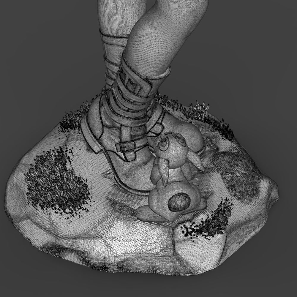 Snow White 3D print model_33